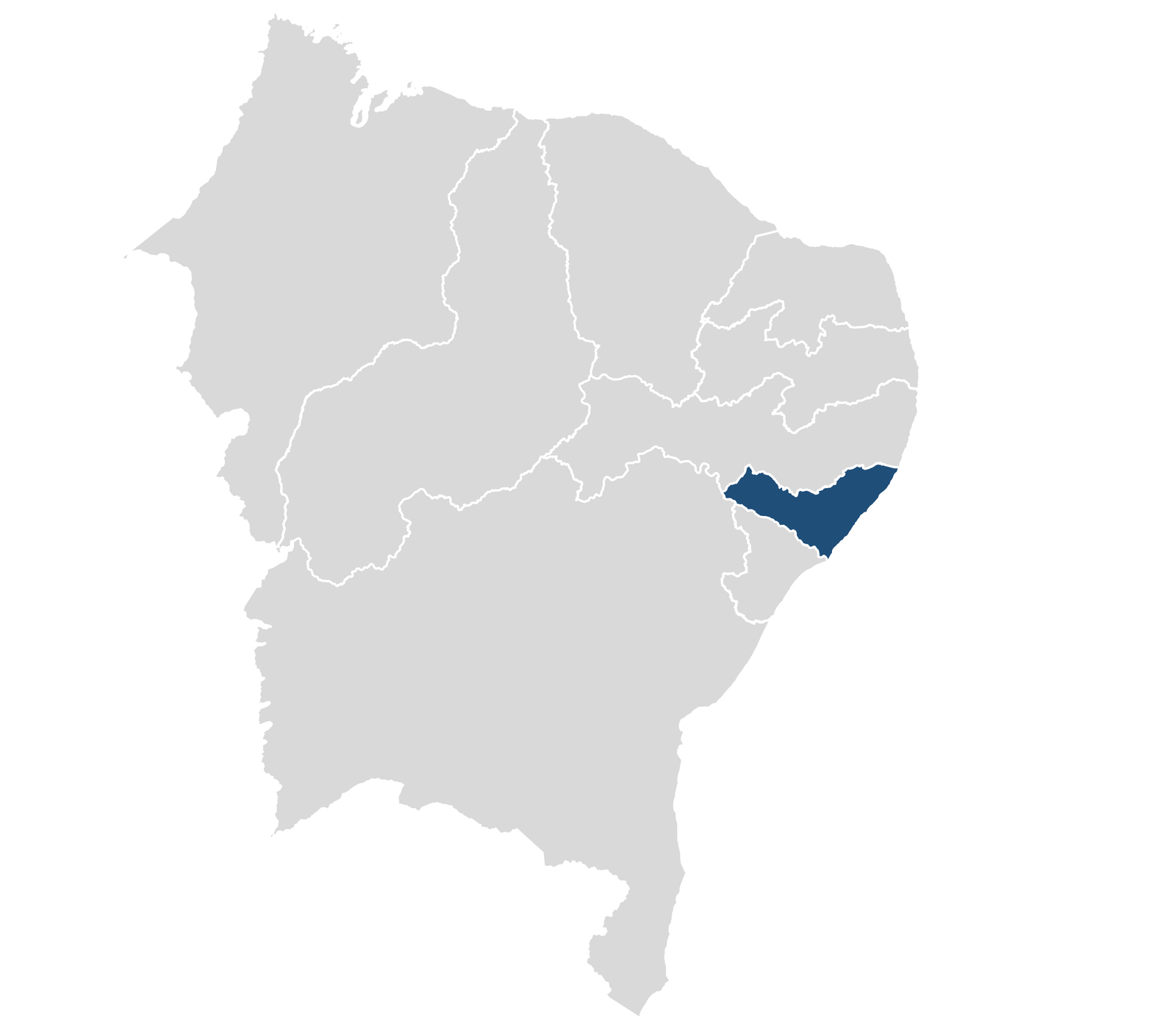 Mapa de Alagoas