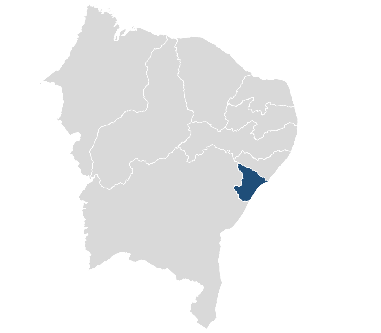 Mapa de Sergipe